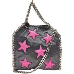 (L4) Stella McCartney Crossbody Bag Black Polyester